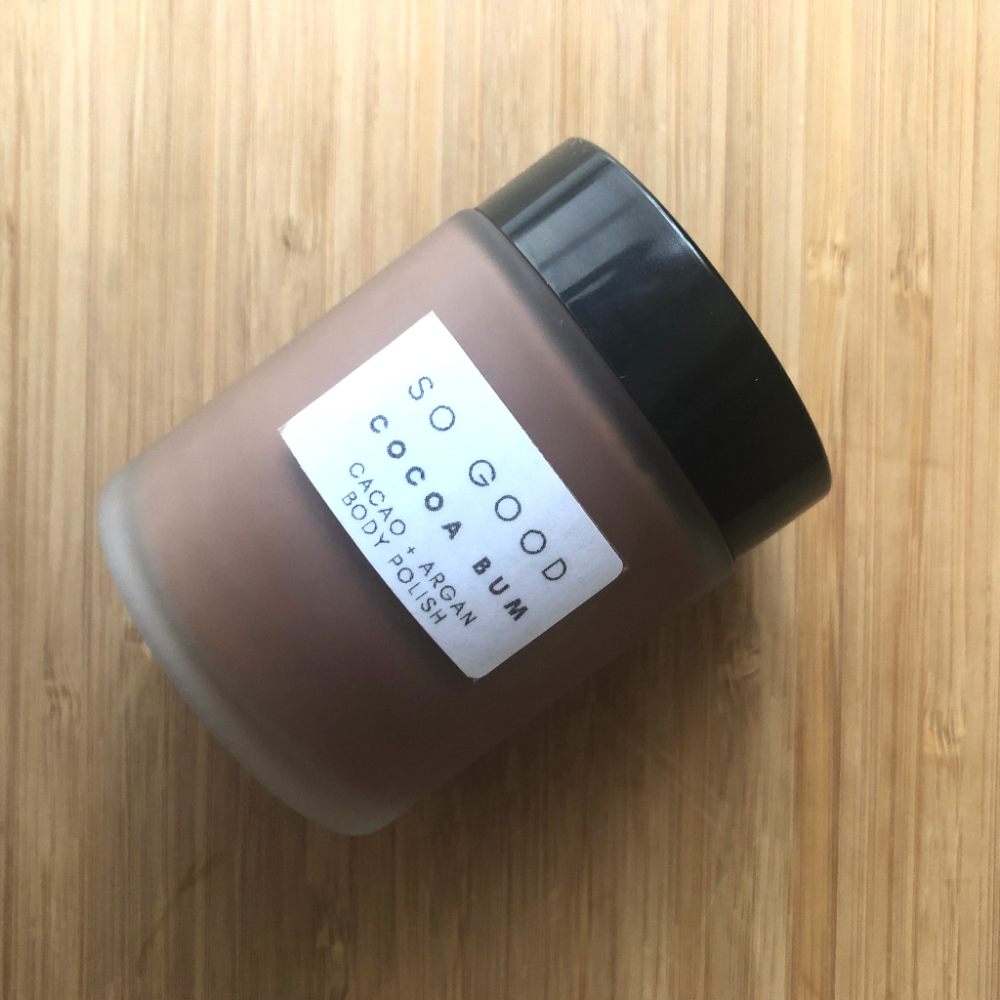Cocoa Bum Organic Body Polish for Dry and Mature Skin by So Good Botanicals