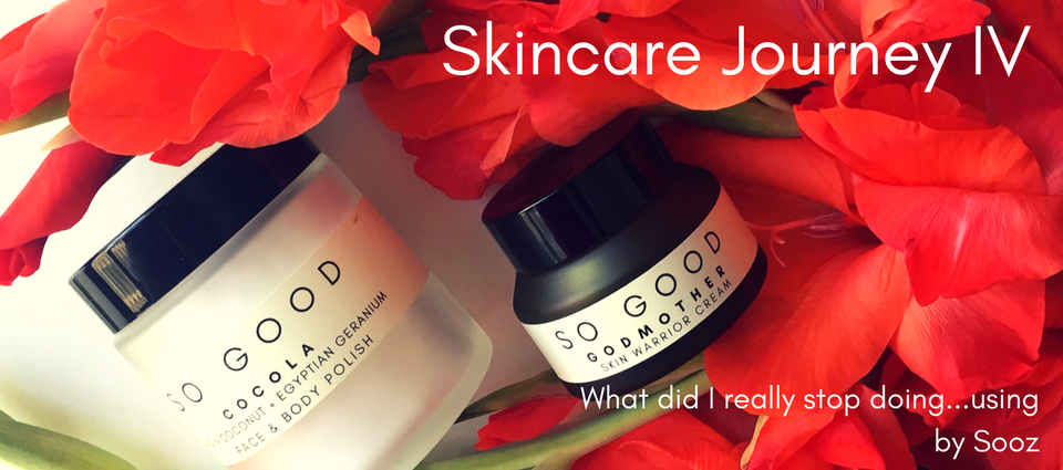 Skincare Journey IV by So Good Botanicals - What did I stop using and doing